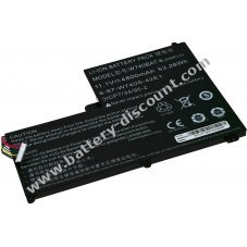Battery compatible with Clevo type W740BAT-6