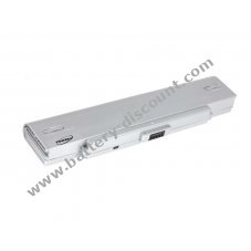 Battery for Sony typeVAIO VGN-CR15/B silver 4400mAh