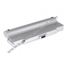 Battery for Sony VAIO VGN-CR61B/L 7800 mAh silver