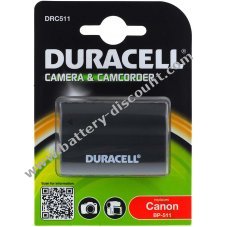 Duracell Battery for Canon video camera type BP-512