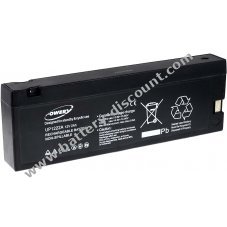 Powery lead-gel Battery for Panasonic type BP122