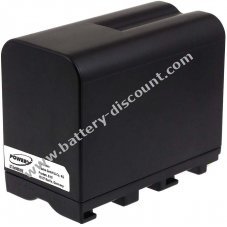 Rechargeable battery for video camera Sony DCR-TRV110E 6600mAh Black