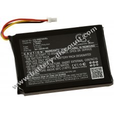 Battery for compatible with Garmin type 361-00056-08