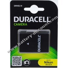 Duracell Battery for Nikon type EN-EL14e 1100mAh