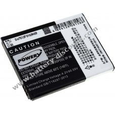 Battery for ZTE REEF 1600mAh