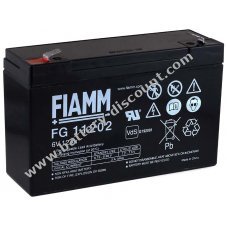 FIAMM replacement battery for USV emergency power emergency lighting 6V 12Ah (surrogates 10Ah)