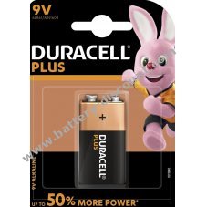 Batterie Duracell Plus Power type PP3 9V-Block Blister