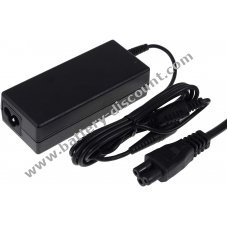 Notebook power supply 19V 65W with plug 5,5mm x 2,1mm x 12,1mm