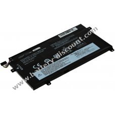 Battery for laptop Lenovo ThinkPad E470 / E470C / E475