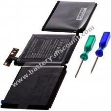 Battery for laptop Apple MacBook Pro 13.3 2016 Retina / type A1713