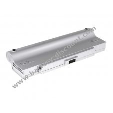 Battery for Sony VGP-BPL9 6600mAh silver