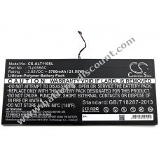 Battery for Tablet Alcatel One Touch Plus 10