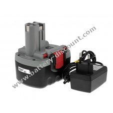 Battery for Bosch Planer GHO O-Pack Li-Ion Charger incl.