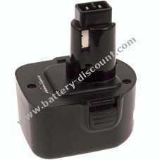 Battery for Black & Decker drill and screwdriver CD12CA 2000mAh