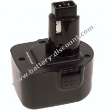 Battery for Black & Decker drill and screwdriver KC1262 2000mAh