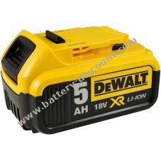 Battery for tool Dewalt type DCB184 for XR machines 18V 5,0Ah Li-ion