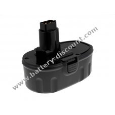 Battery for DEWALT type /ref.9036 (w. central connector) 3000mAh NiMH
