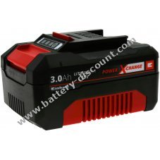 Battery Einhell Power X-Change Li-ion 18V 3,0Ah 45.113.41 for all Power X-Change devices Original