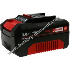 Akku Einhell Power X-Change Li-ion 18V 3,0Ah for leaf blower GE -CL 36 Li E - Solo Original