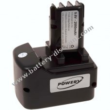 Battery for power tools Metabo 6.31728 (9,6V 2000mAh NiMH)