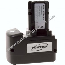 Battery for power tools Metabo 6.31728 (9,6V 3000mAh NiMH)