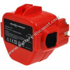 Rechargeable battery for Makita planer 1050DWBE 1500mAh