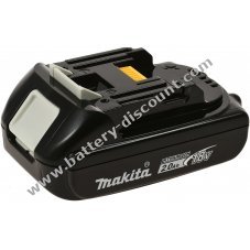 Makita Block battery type BL1820B (replaces BL1815) 197254-9 Li-Ion 18V 2.0Ah for LXT devices