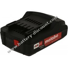Battery for Metabo cordless drill BS 18 LTX Original