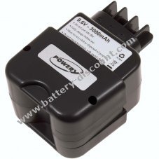 Battery for metabo type/ ref. 6.31721.00 3000mAh NiMH