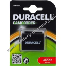 Duracell Battery suitable for Canon Canon FS10 Flash Memory Camcorder (BP-808)