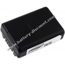 Battery for video Panasonic type VW-VBY100 (only suitable for HC-V110 and HC-V201 series!)