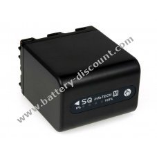 Battery for Sony camcorder DCR-PC101 4200mAh anthracite with LEDs