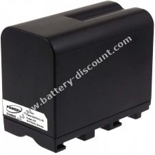 Rechargeable battery for video camera Sony DCR-TRV49E 6600mAh Black