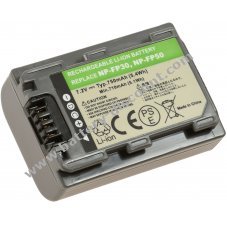 Battery for Sony HDR-HC3E 750mAh