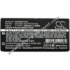 Battery for cordless telephone NEC PS3D / PS111 / Dterm / type 0231005