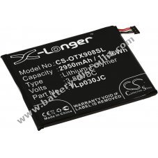 Battery for mobile phone, Smartphone Alcatel OT-5099I, OT-5099T