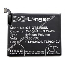 Battery for smartphone Alcatel type C2400007C2