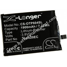 Battery for Alcatel Type TLp020EC