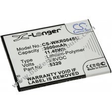 Battery suitable for mobile phone, Smartphone Wiko Ridge Fab / Type 5320B and others