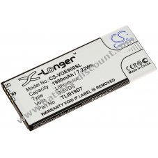 Battery suitable for mobile phone, Smartphone Alcatel 1 Dual SIM, Vodafone Smart E9, type TLI019D7 and others