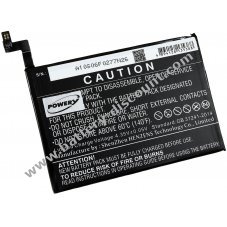 Battery for smartphone Alcatel One Touch Pixi 4 Plus Power / type TLP050BC