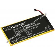 Battery compatible with Motorola type HG30