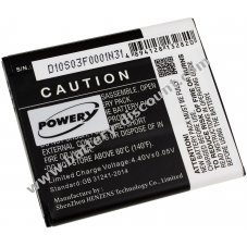 Battery for smartphone Samsung SM-J100DS with NFC Chip