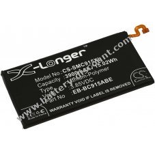 Battery for mobile phone, Smartphone Samsung Galaxy C10