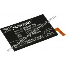 Battery compatible with Sony type LIP1668ERPC