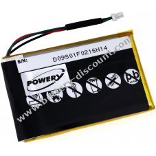 Battery for GPS battery Garmin Nvi 285WT