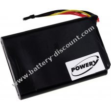 Battery for GPS navigation system TomTom Go 5100 / type AHA11111008