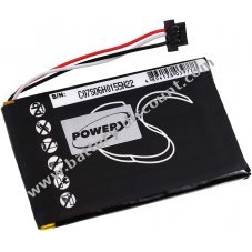 Battery for Navigon 70 Premium / type TOPAZPCZF1045003501