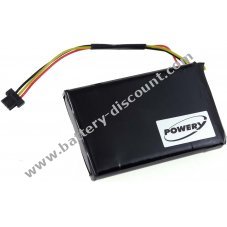 Battery for GPS navigation system TomTom Go 610 / type AHA1111107