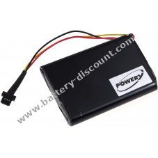 Battery for GPS navigation system TomTom Start XL / type P11P16-22-S01